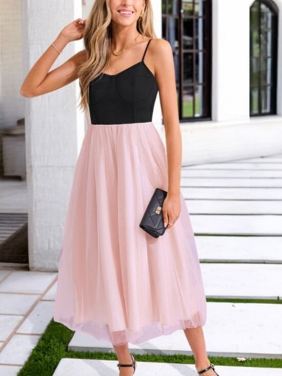 Cupshe Dresses & Skirts - NWT Cupshe Cosmopolitan Stroll Princess Corset Dress - Size Small
